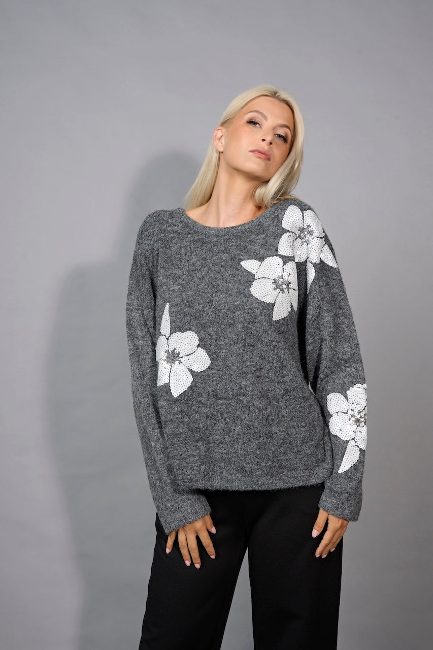 Le haut fleurs scintillantes Picadilly | FK285