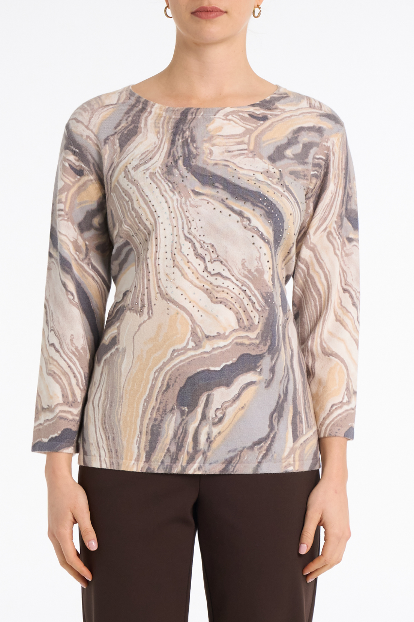 Le haut imprimé artistique Moffi | GN4505
