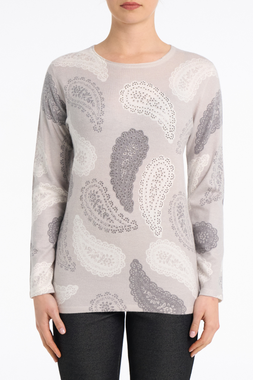 Le haut imprimé paisley Moffi | GN4575