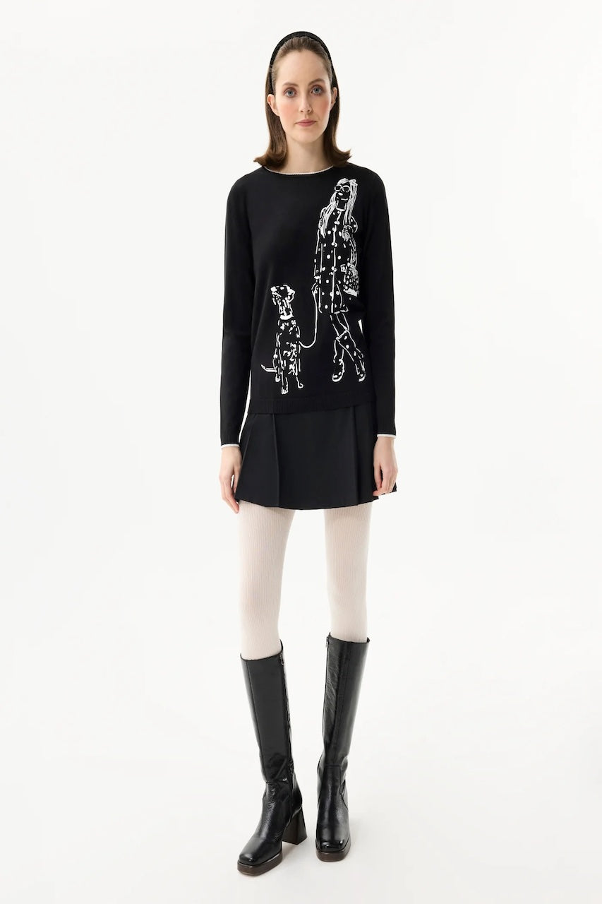 Le pull abstrait THEA Leo Ugo | JW817