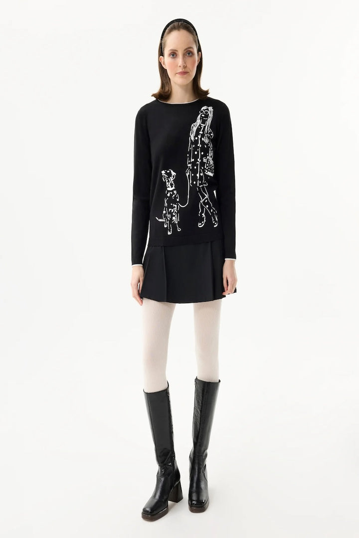 Le pull abstrait THEA Leo Ugo | JW817