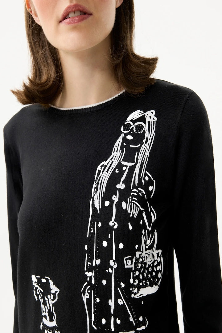 Le pull abstrait THEA Leo Ugo | JW817