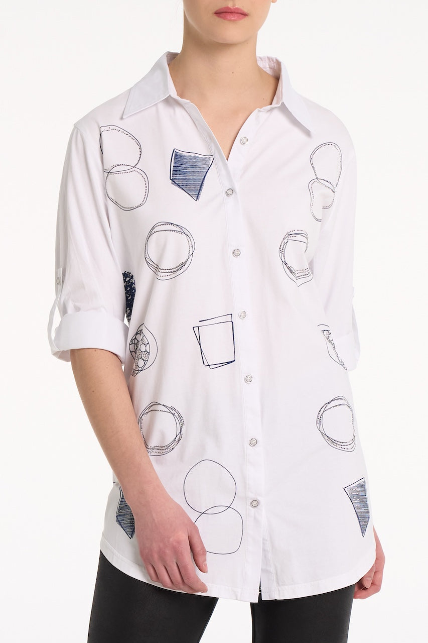 La blouse boutonnée Moffi | KBL26