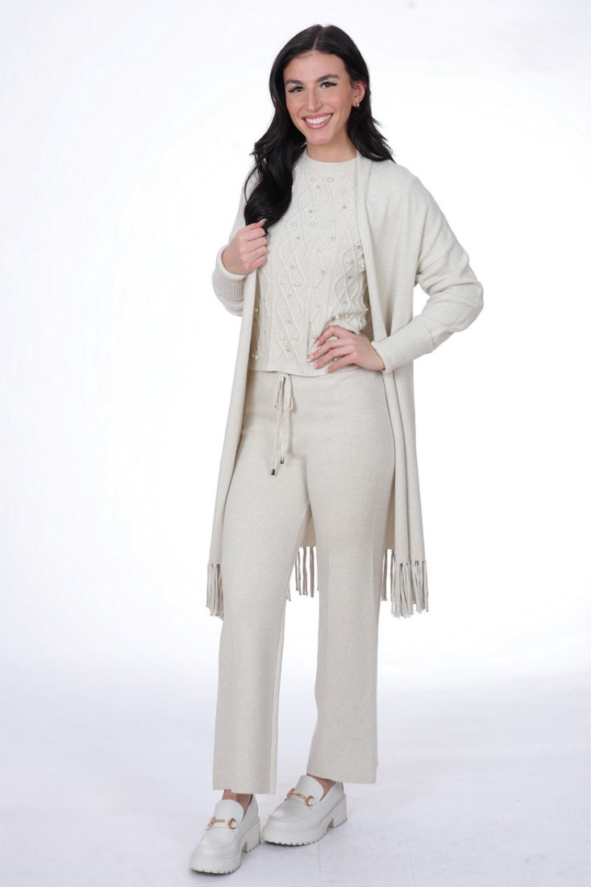 Le cardigan à franges Ness | N114209
