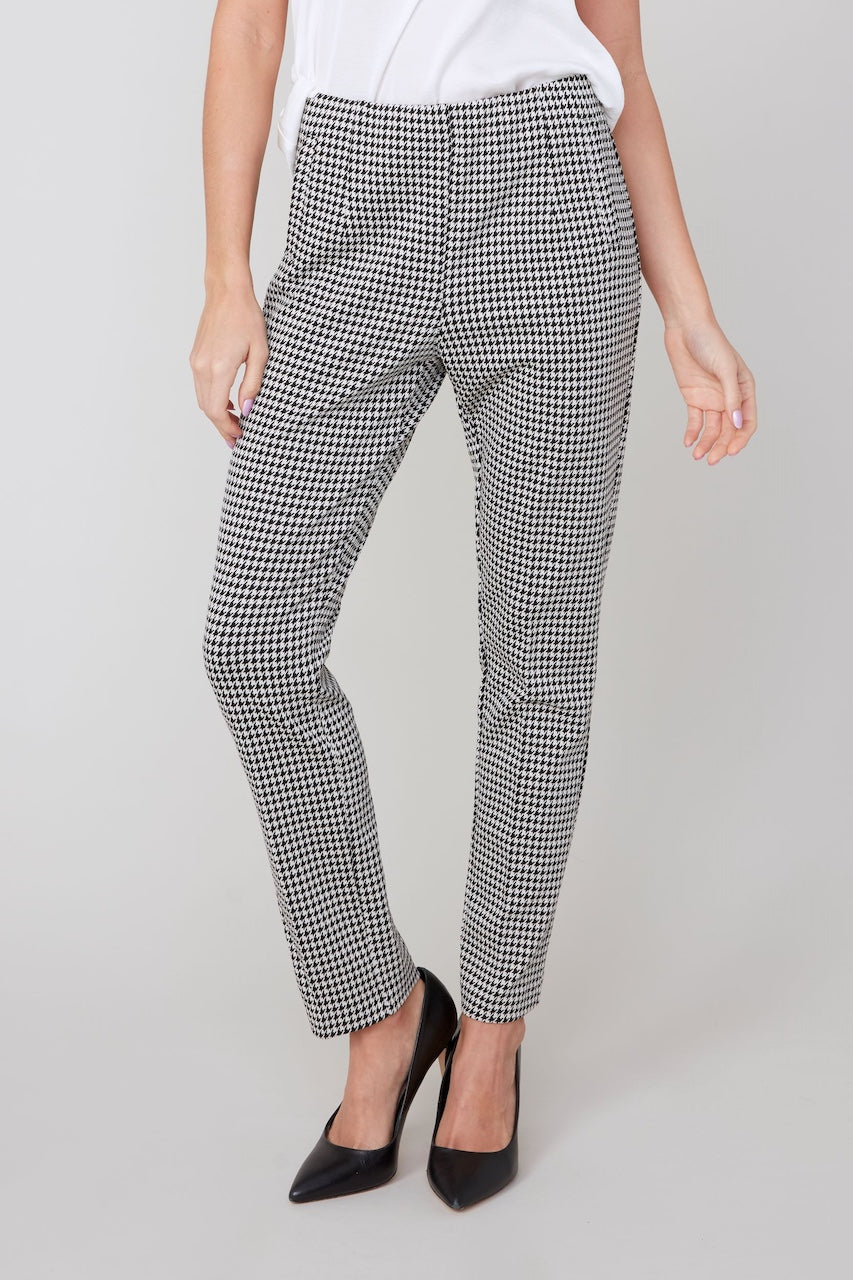 Le pantalon pied-de-poule Renuar | R11039-E3063