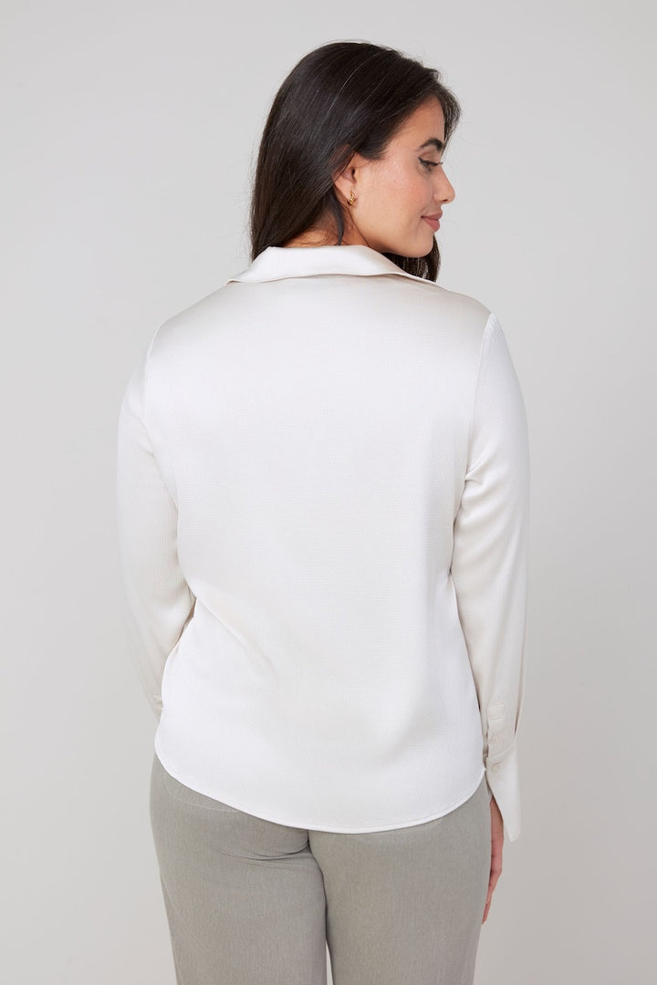 La chemise col cranté Renuar | R5198-373