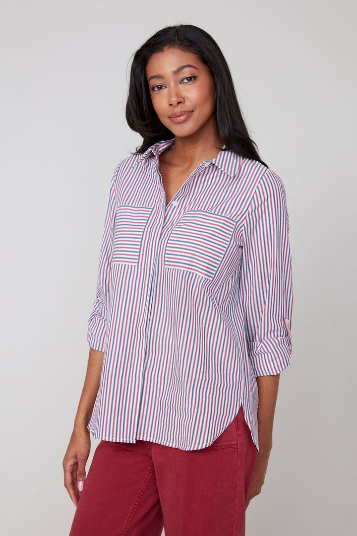 La blouse à rayure Renuar | R5203-458