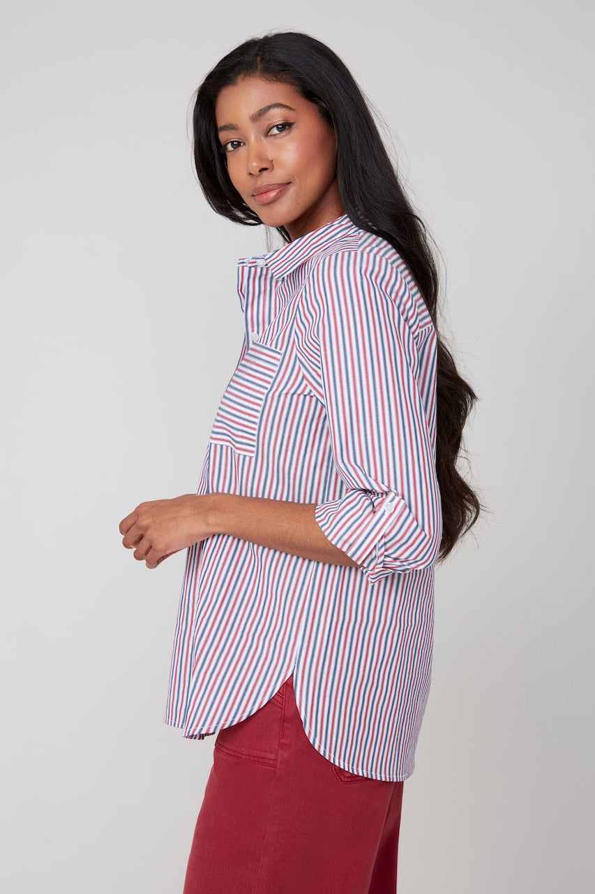 La blouse à rayure Renuar | R5203-458