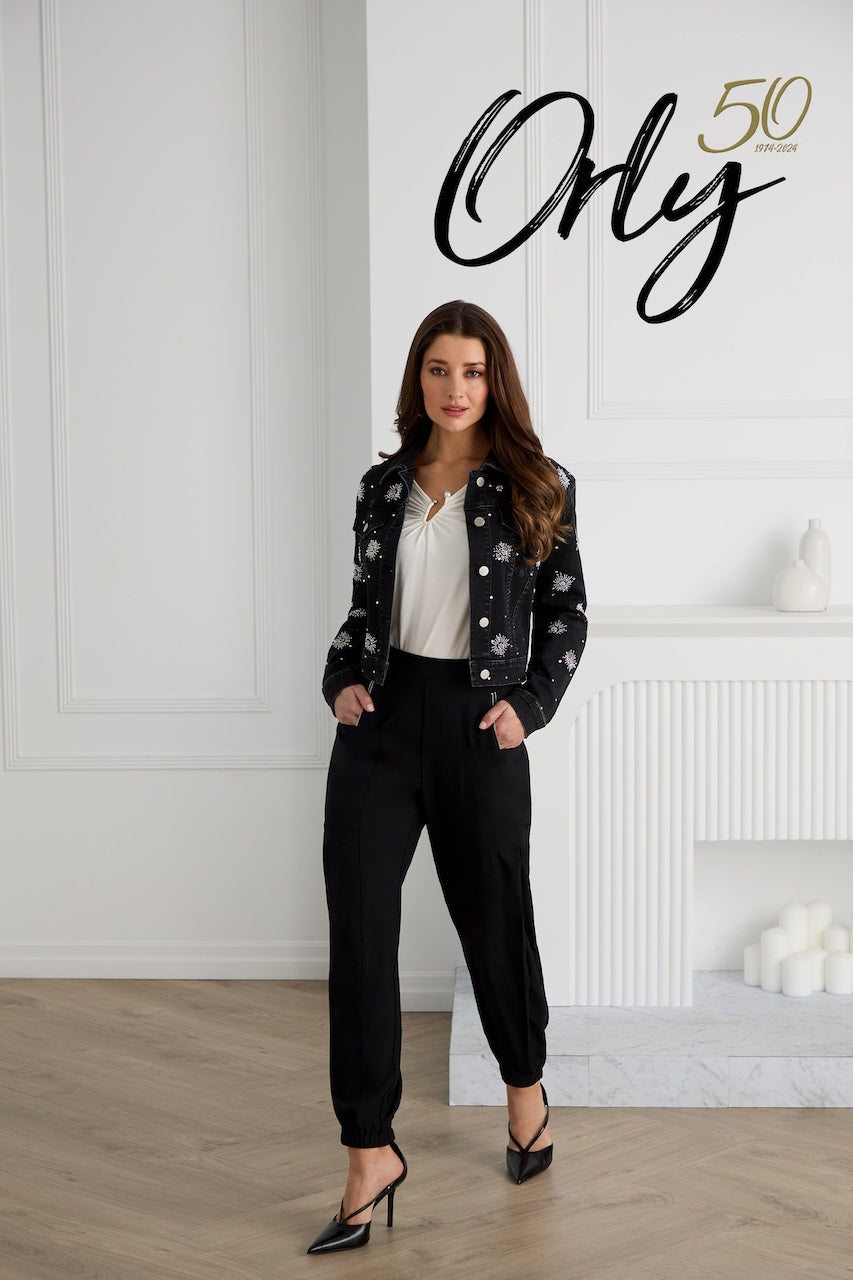 La veste courte à strass Orly | 252135