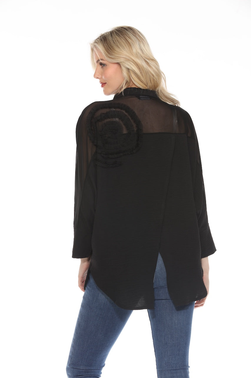 La blouse asymétrique Tango Mango | T6876