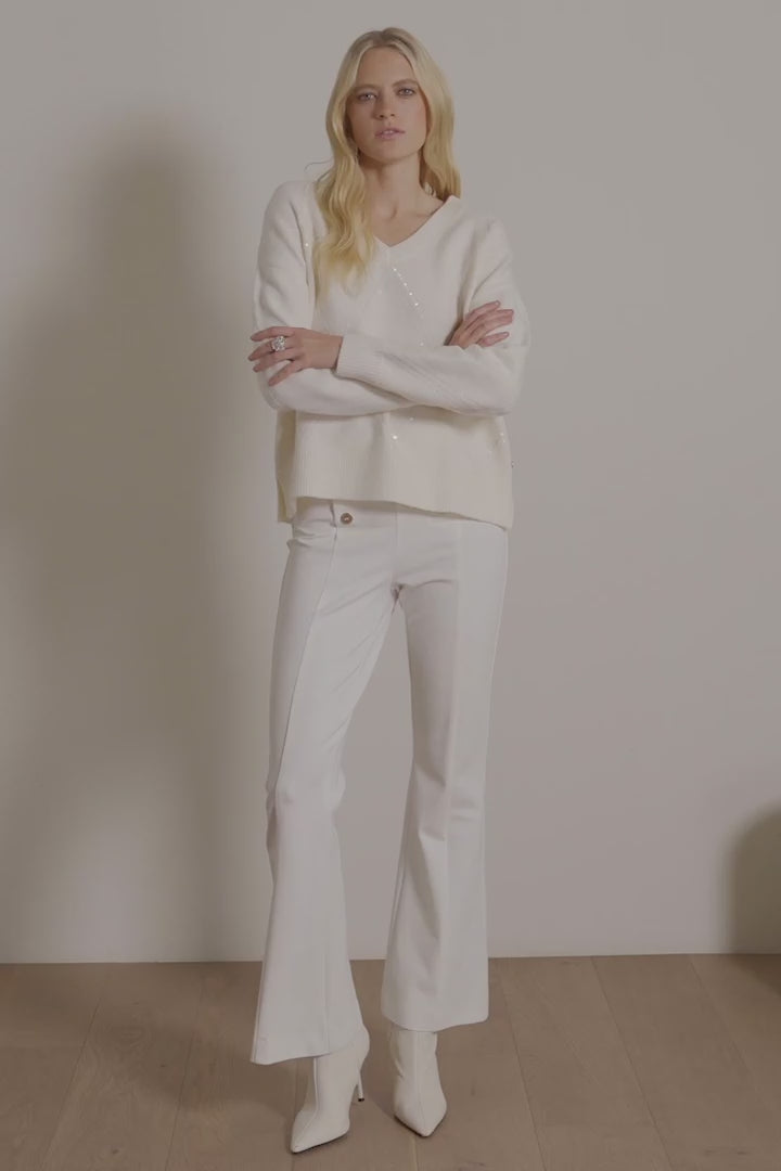 Le chandail en tricot avec paillettes Joseph Ribkoff | 254949