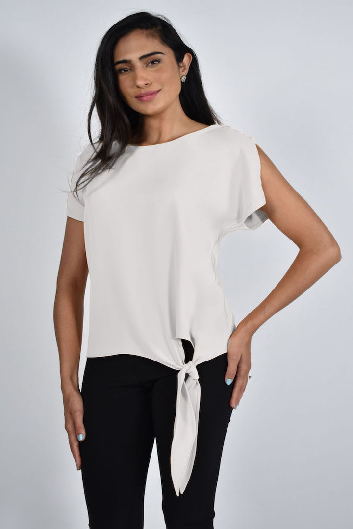 The Frank Lyman Knotted Blouse | 181224