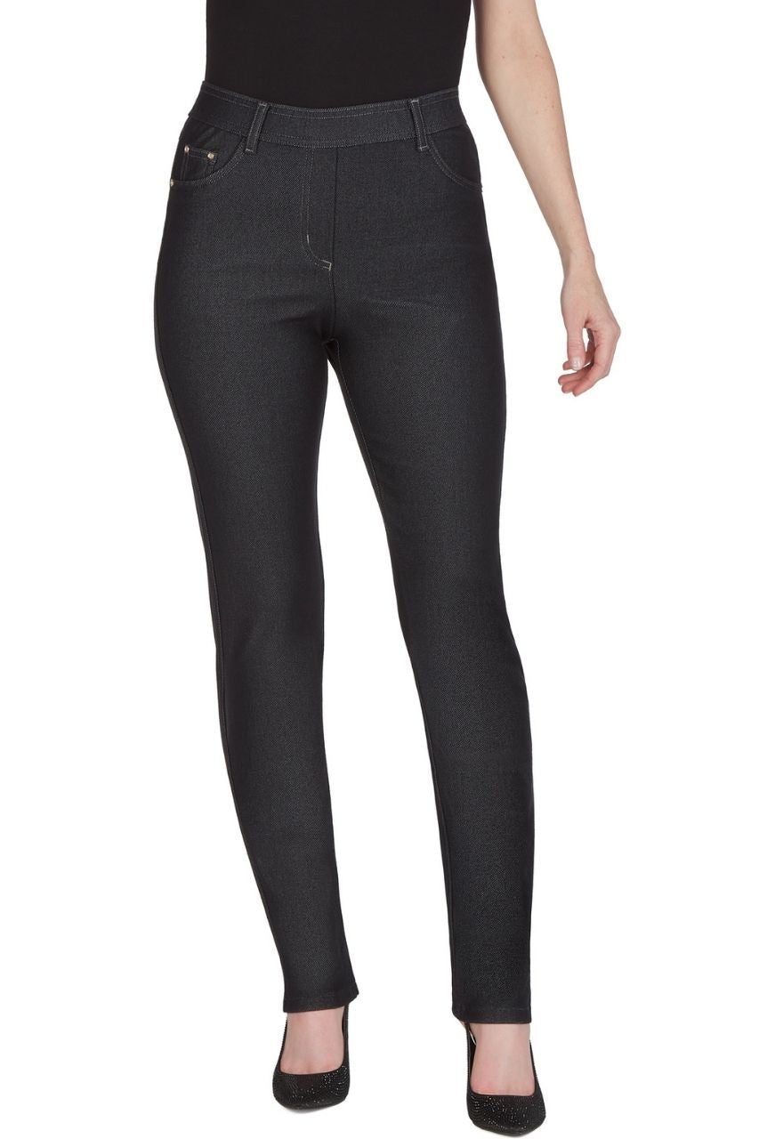 The fitted pull-on pants