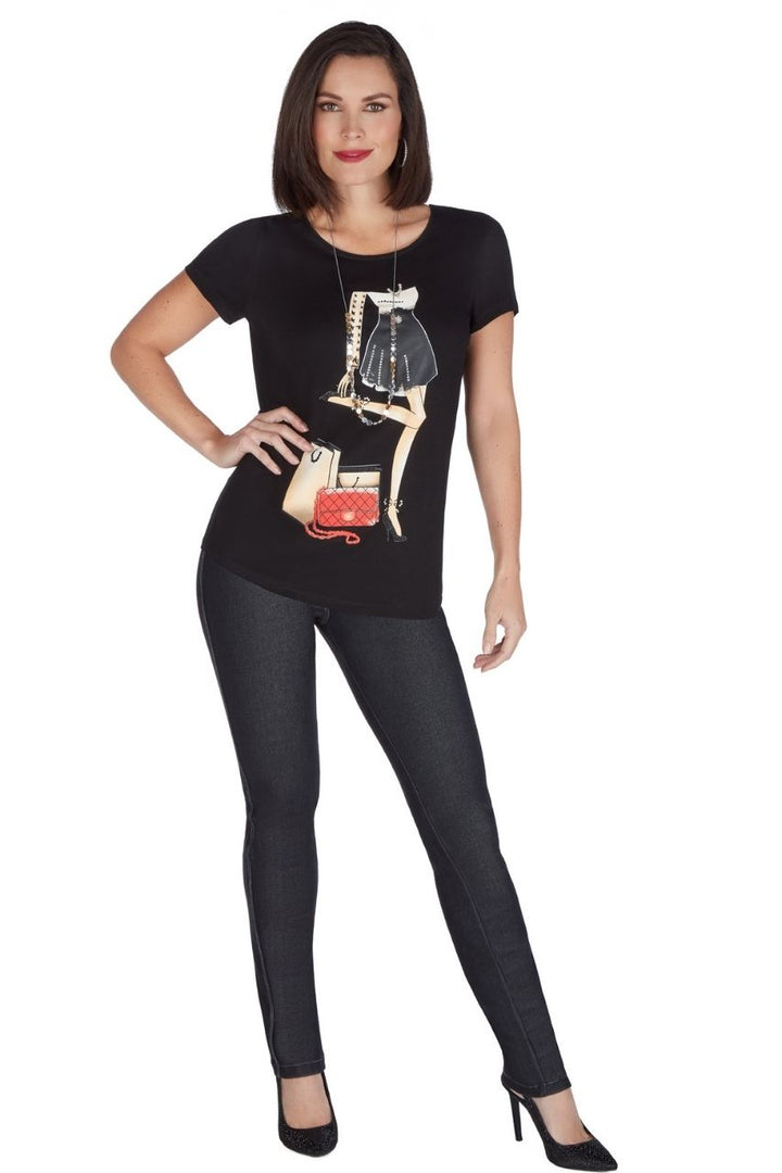 The fitted pull-on pants