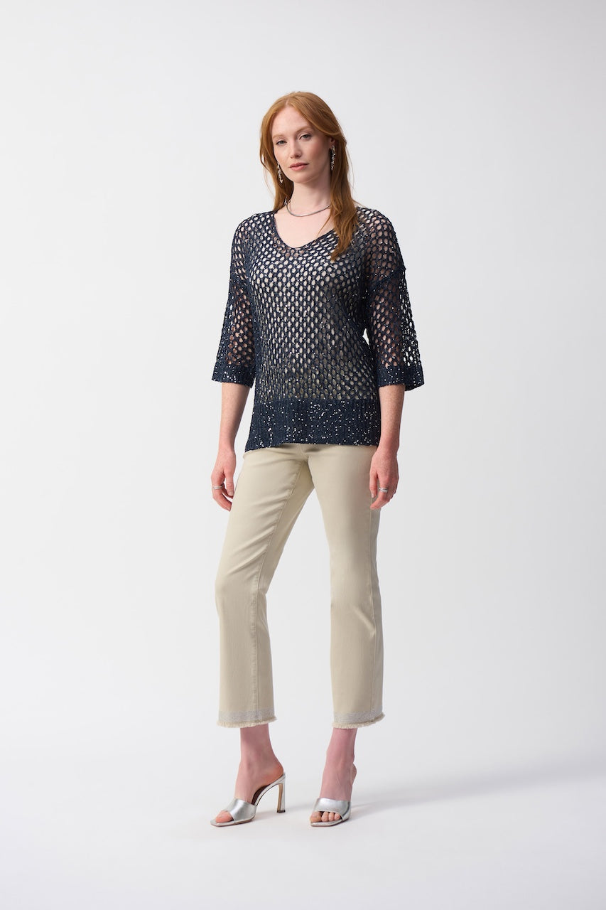 Joseph Ribkoff Sequin Top | Hots | 241922