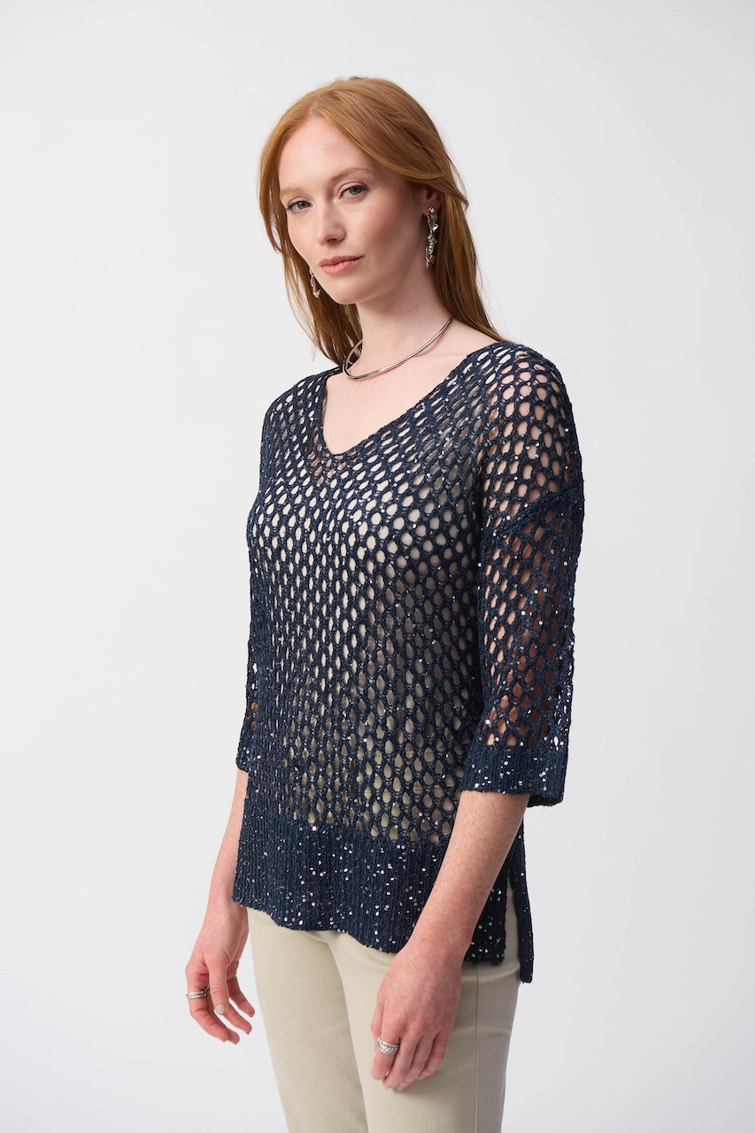 Joseph Ribkoff Sequin Top | Hots | 241922