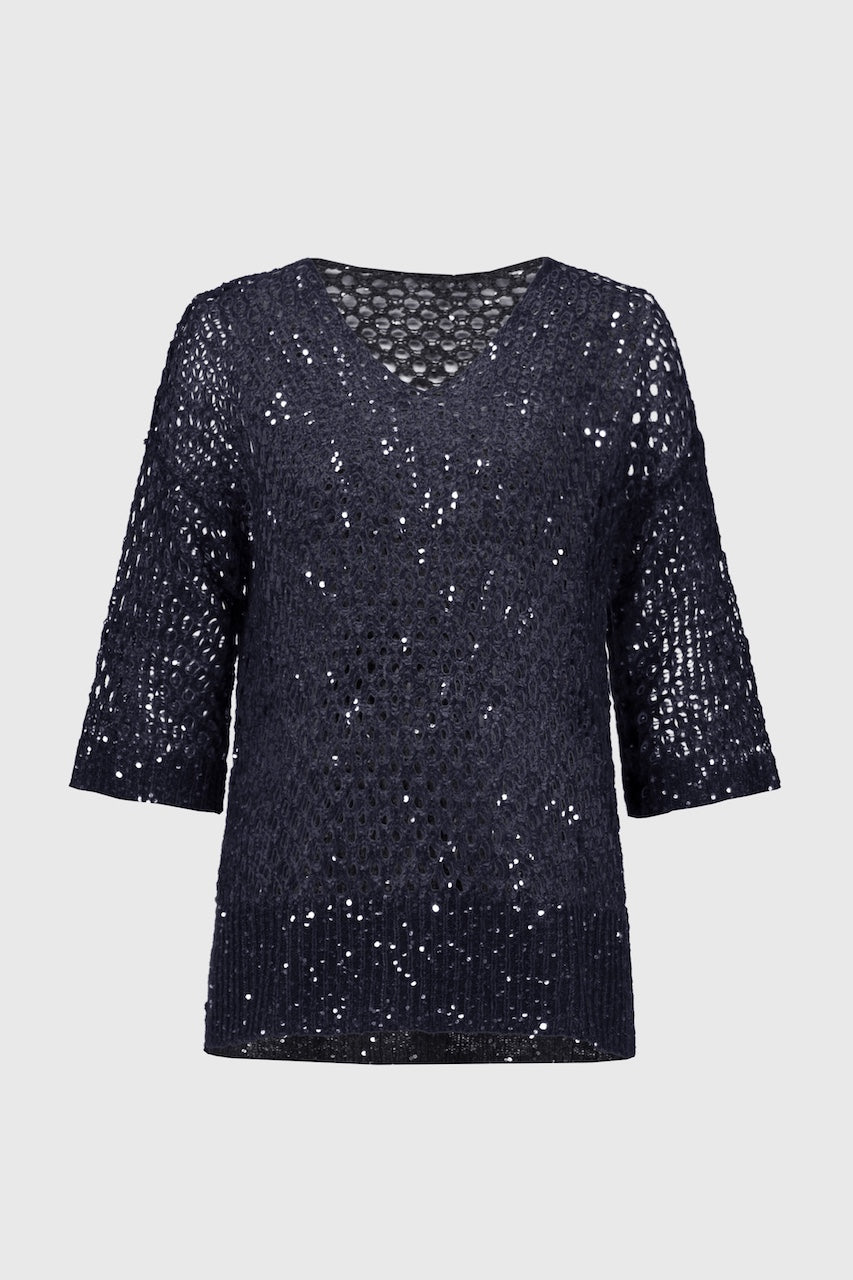 Joseph Ribkoff Sequin Top | Hots | 241922