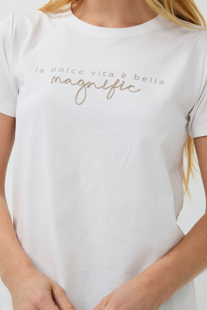 Le t-shirt « La dolce vita è bella; magnific » Esqualo | 25.05020