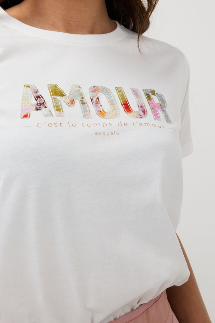 Le t-shirt « C’est le temps de l’amour » Esqualo | 25.05021