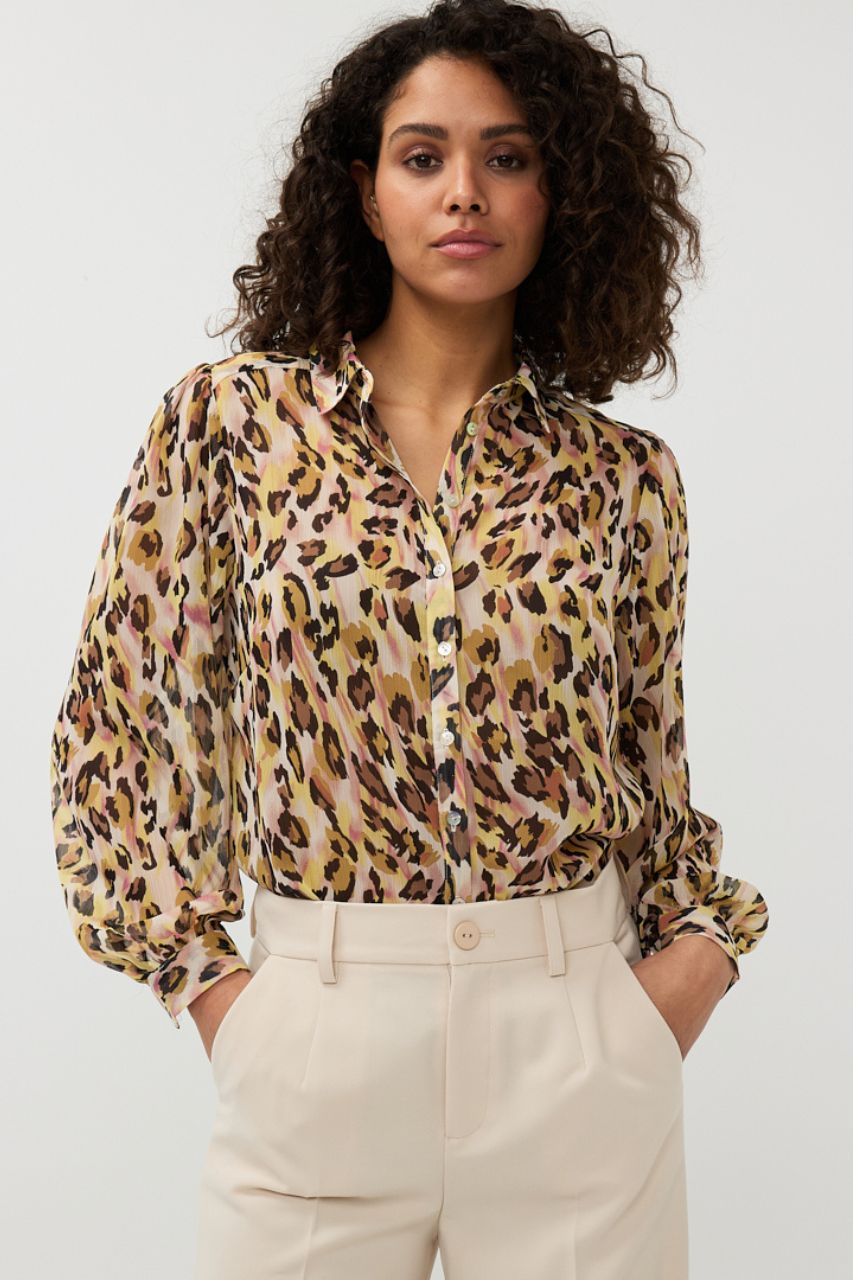 La blouse motifs animalier Esqualo | 25.14001