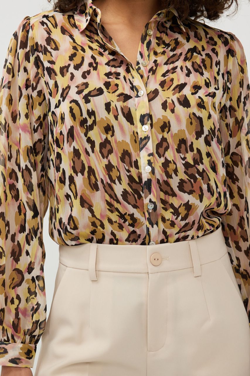 La blouse motifs animalier Esqualo | 25.14001