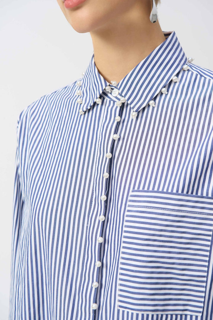 The Joseph Ribkoff Striped Blouse | 251942