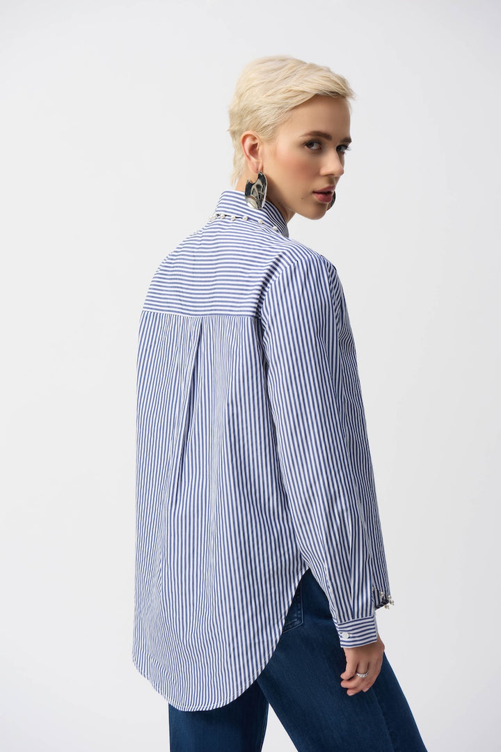 The Joseph Ribkoff Striped Blouse | 251942