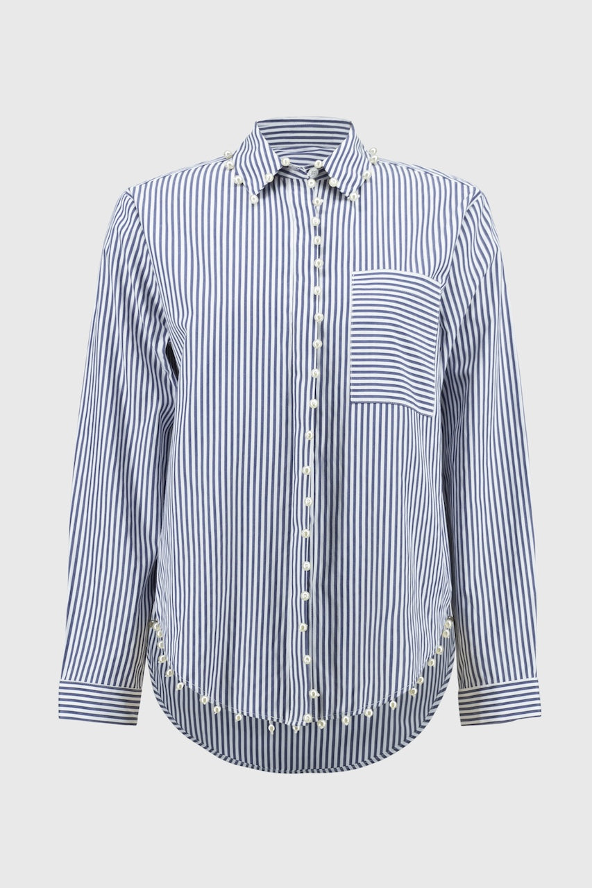 The Joseph Ribkoff Striped Blouse | 251942