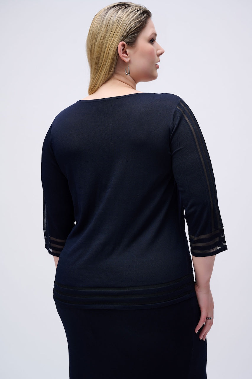 Le chandail encolure bateau Joseph Ribkoff | Hots | 251946-C