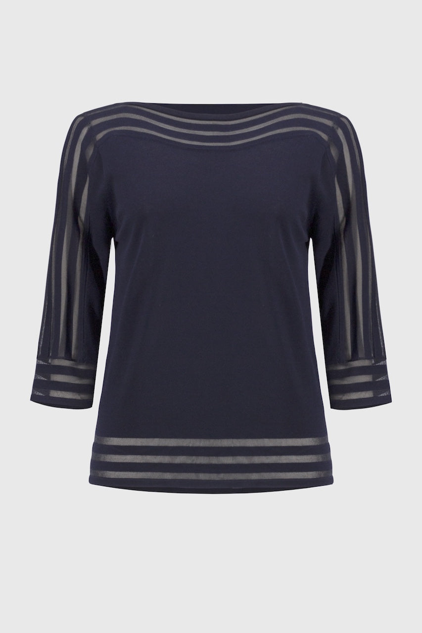 Le chandail encolure bateau Joseph Ribkoff | Hots | 251946-C