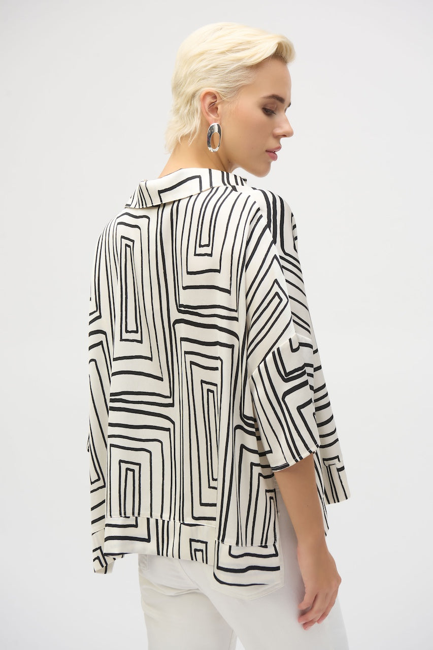 Le haut boxy en satin Joseph Ribkoff | 252060