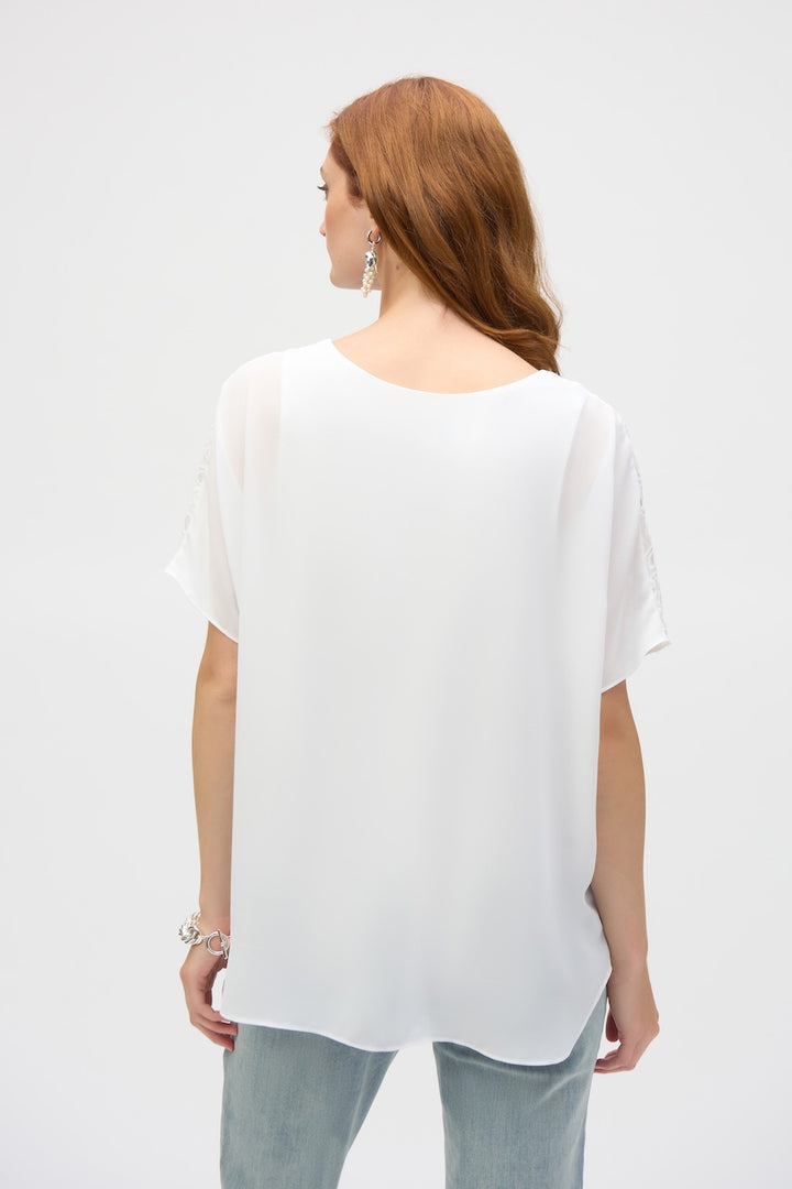 Le haut boxy en georgette Joseph Ribkoff | 252069