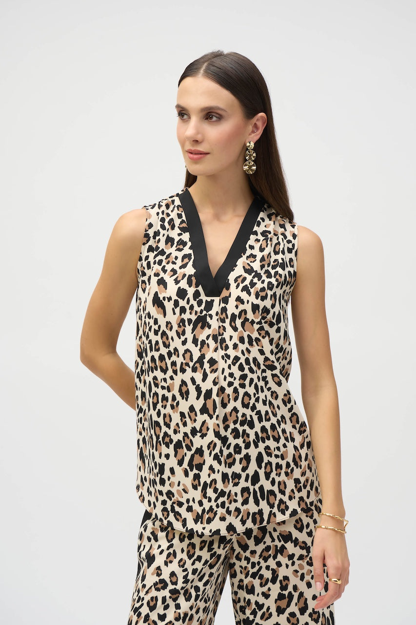 Joseph Ribkoff Animal Sleeveless Top | 252118