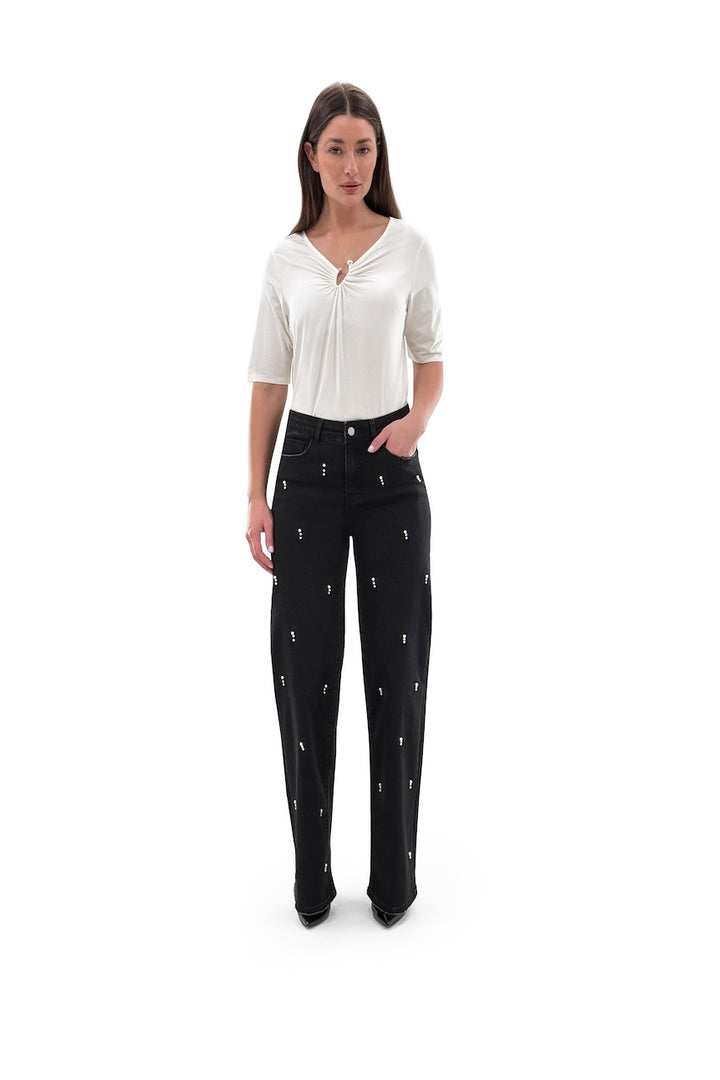 Le jean à perle Orly | 252168
