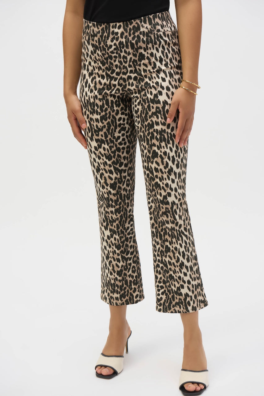 Jean extensible à imprimé léopard Joseph Ribkoff | 252907