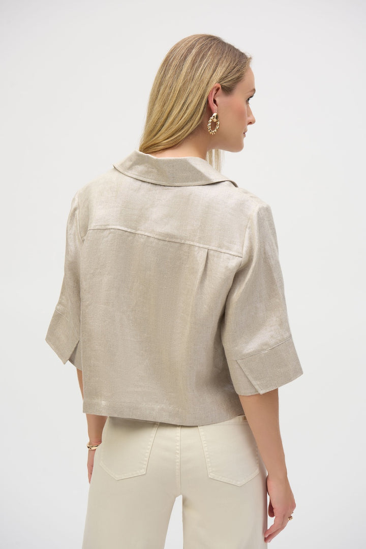 Le blouson en lin métallisé Joseph Ribkoff | 252921