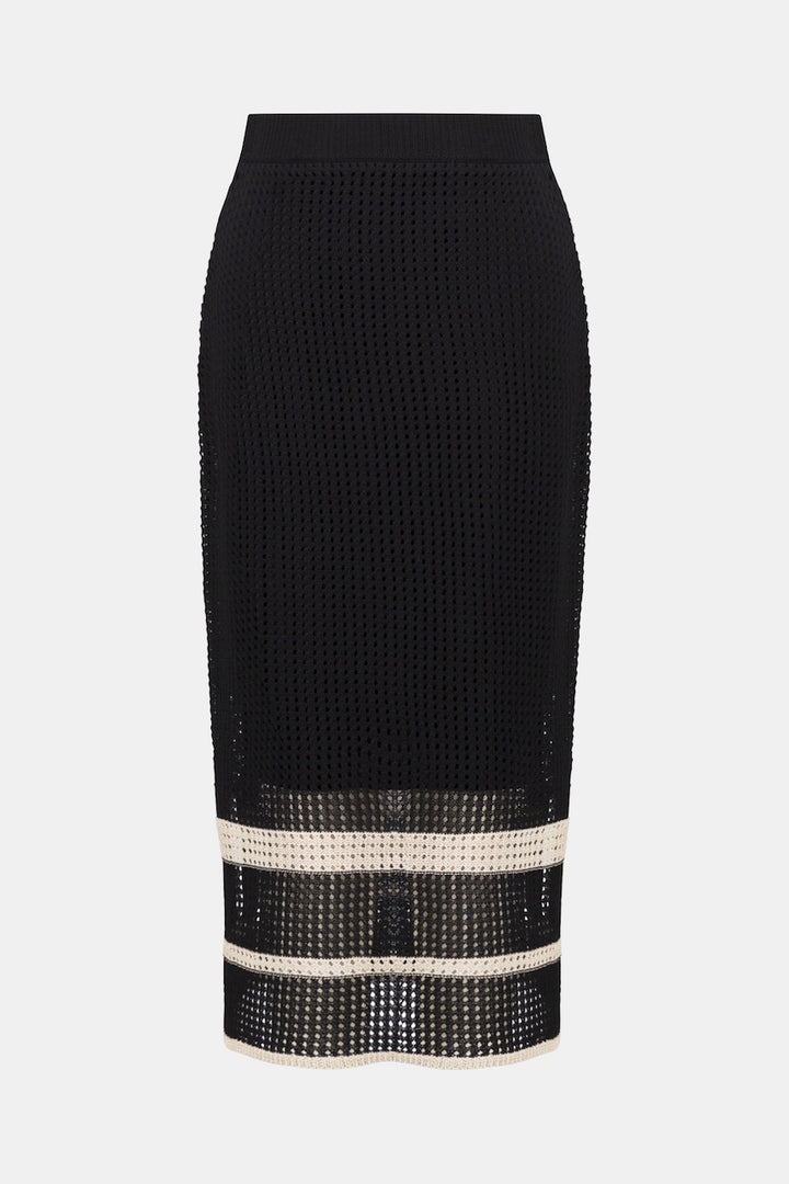 Joseph Ribkoff Striped Knit Skirt | Hots | 252923