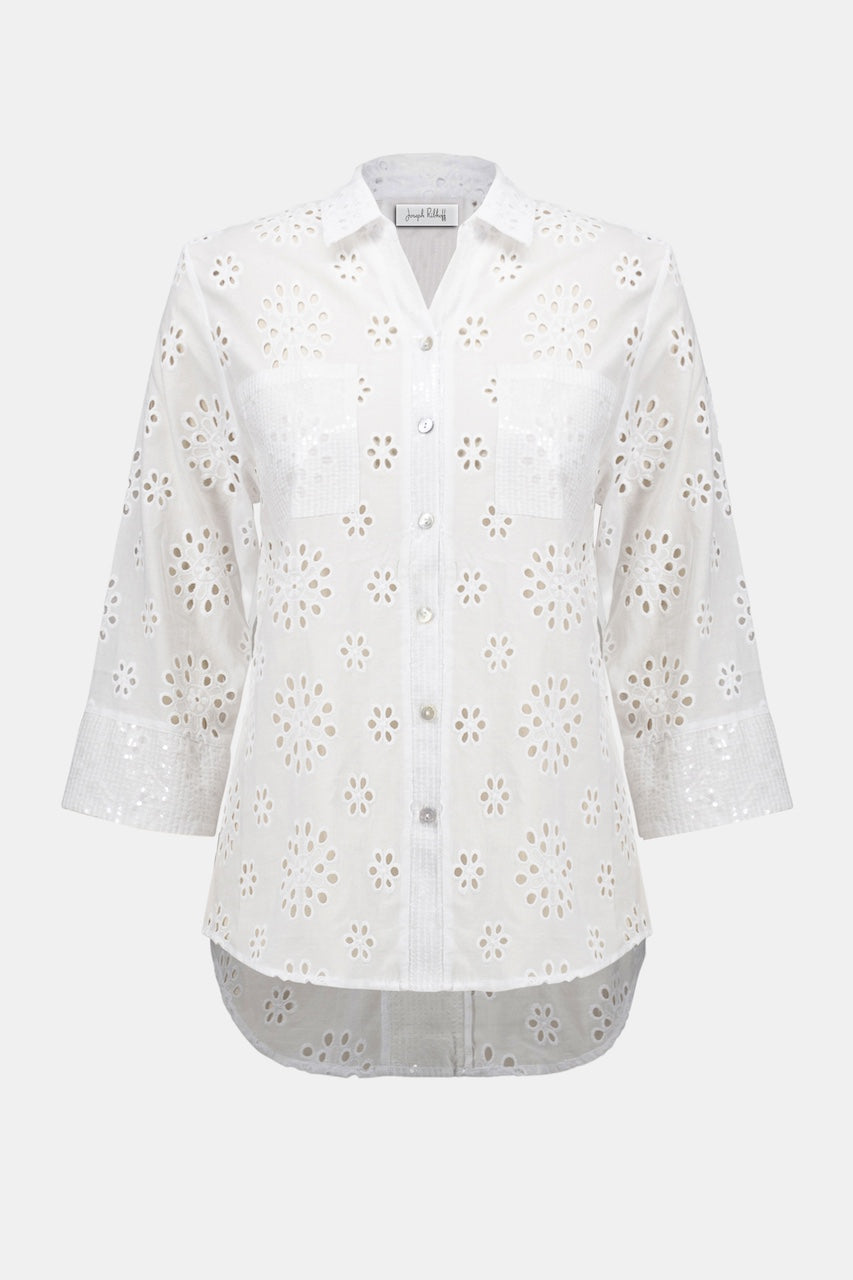 Joseph Ribkoff Embroidered Blouse | 252928