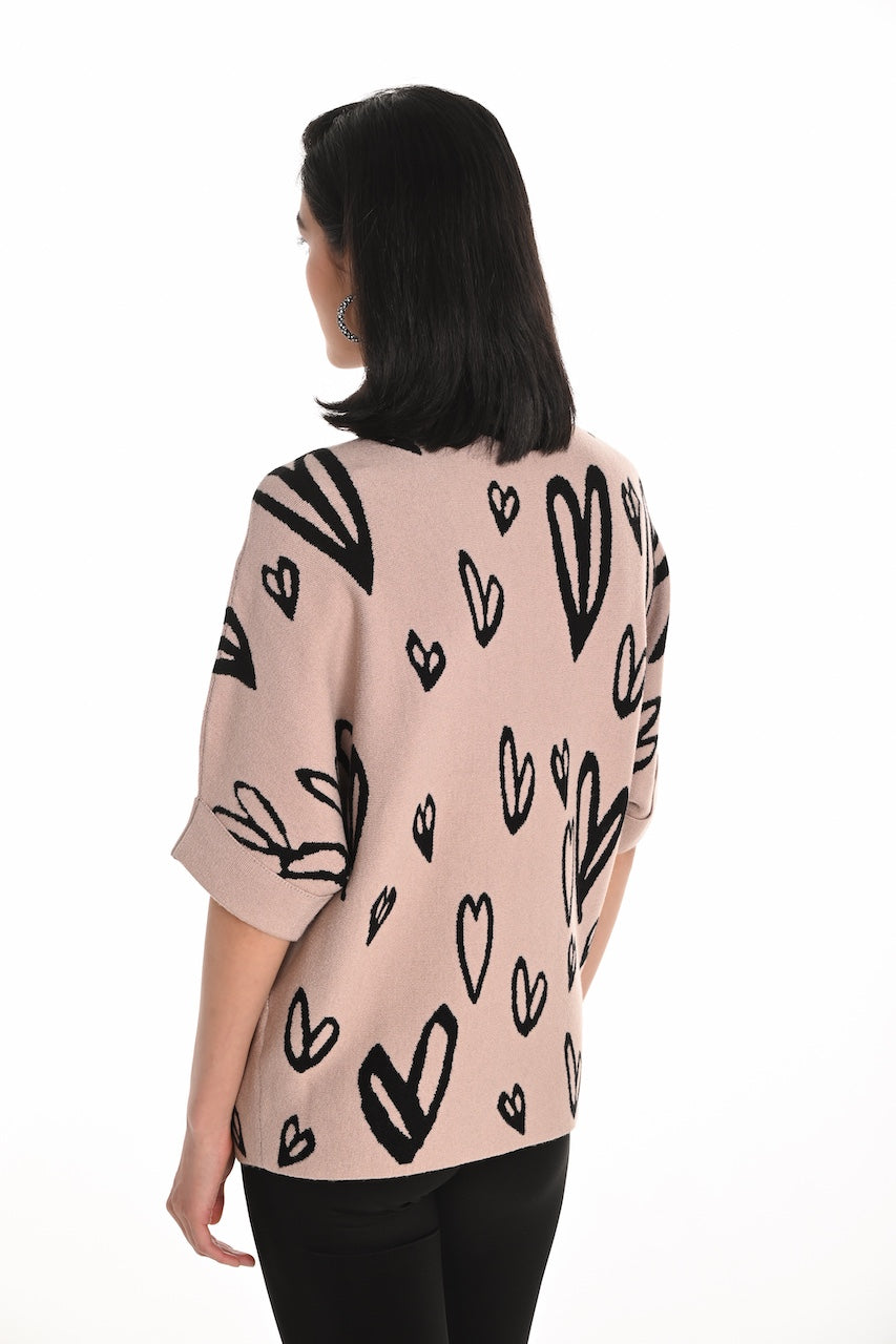 Le pull motif de coeurs Frank Lyman | 253721