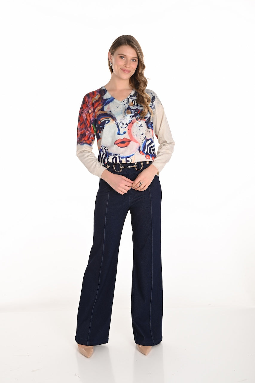 Le jean jambes larges Frank Lyman | 253756