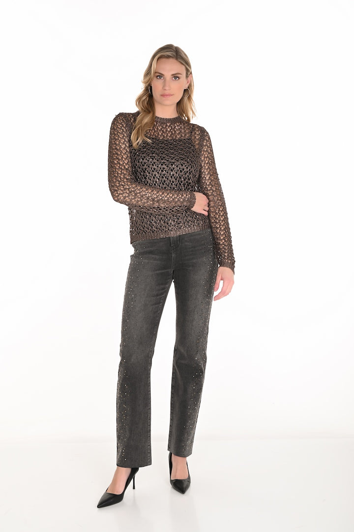 Le jean orné de bijoux Frank Lyman | 253831