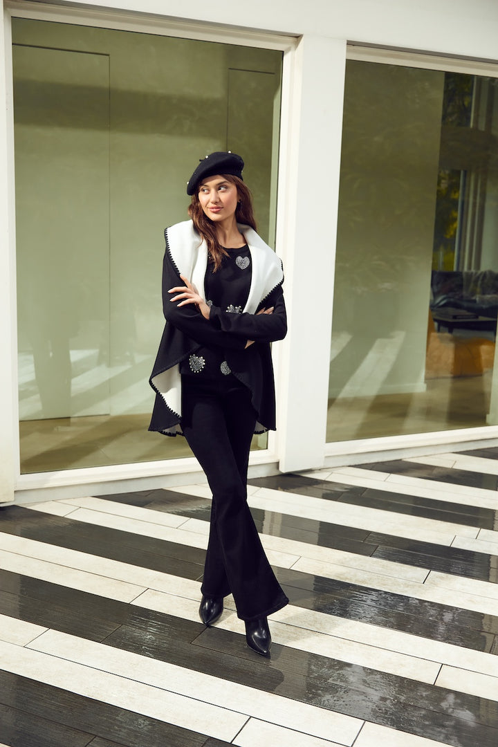 Le pull motif de coeur Frank Lyman | 253844
