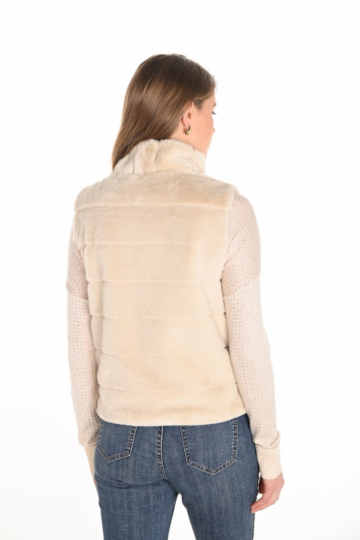 Le gilet sans manches en fourrure Frank Lyman | 253871