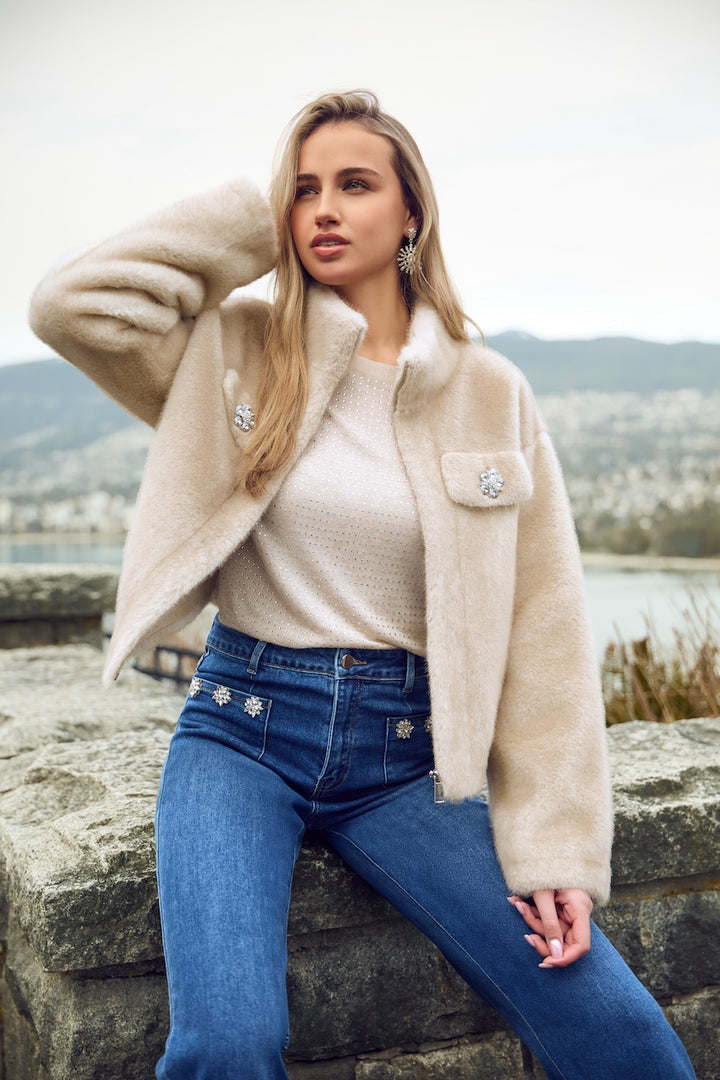 Le pull orné de bijoux Frank Lyman | 253701