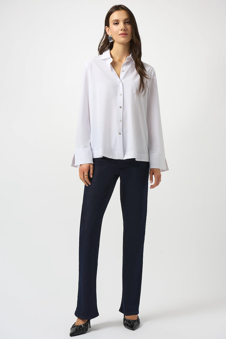 La blouse en popeline extensible Joseph Ribkoff | 253923