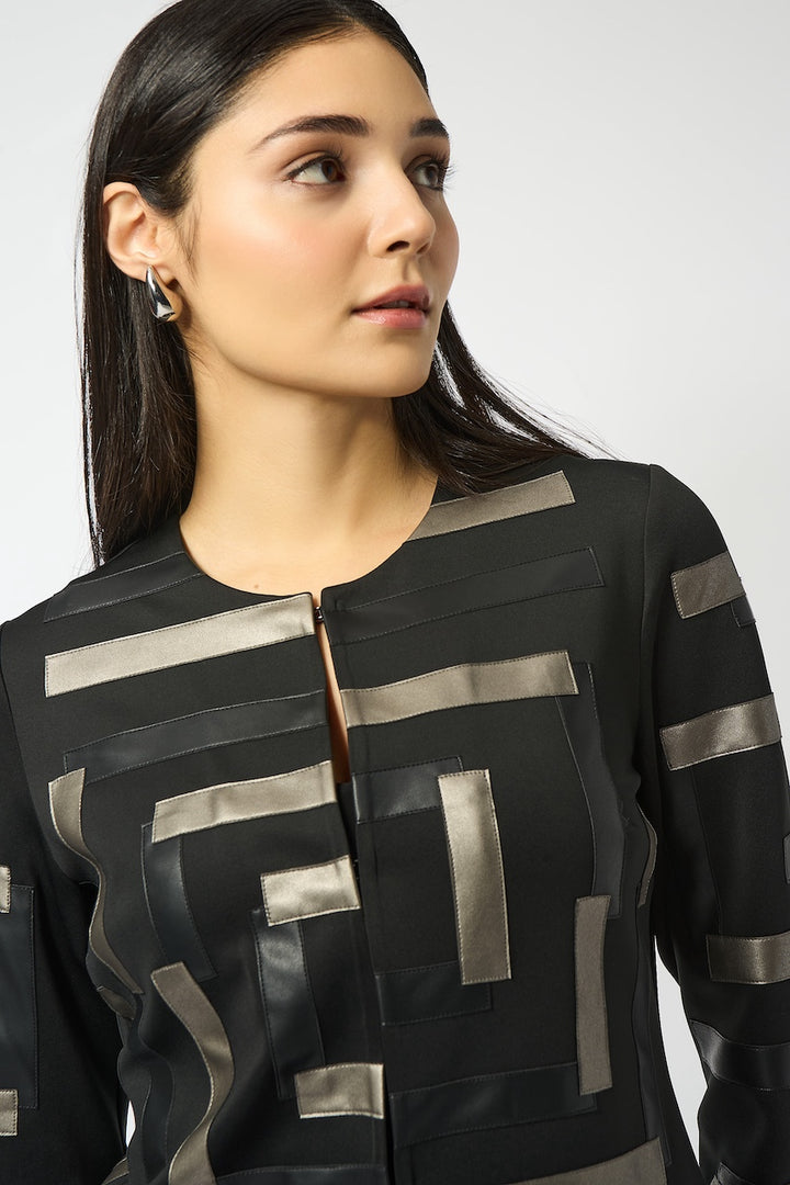 Blouson sans col en scuba Joseph Ribkoff |  253929