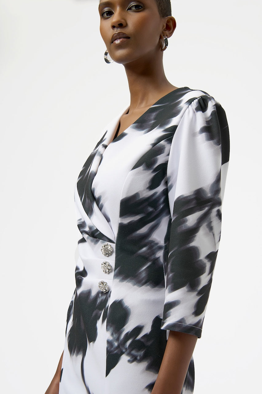 La robe motif abstrait Joseph Ribkoff | Signature | 254171