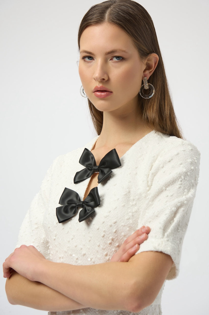 La robe droite tricot bouclé Joseph Ribkoff | 254177