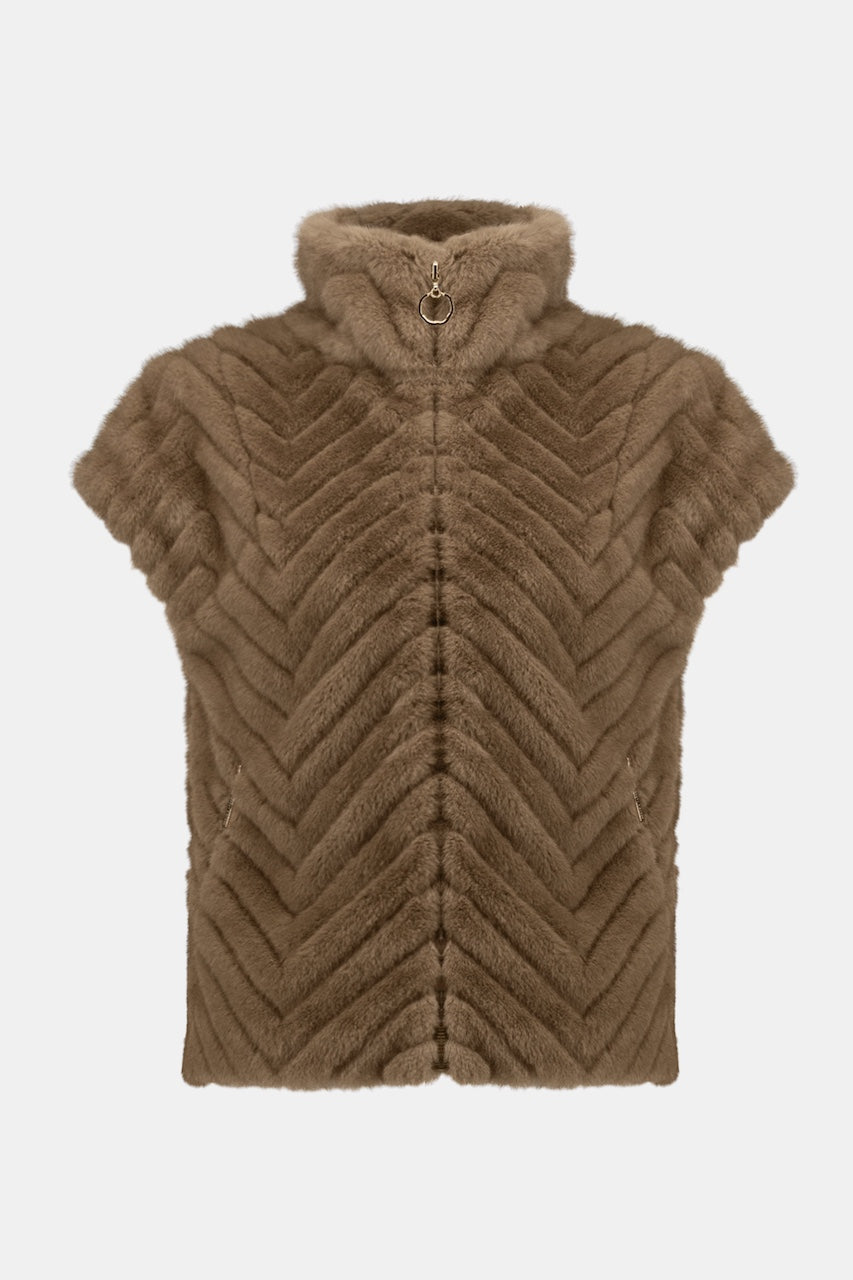 La veste en fausse fourrure Joseph Ribkoff | Hots | 254906