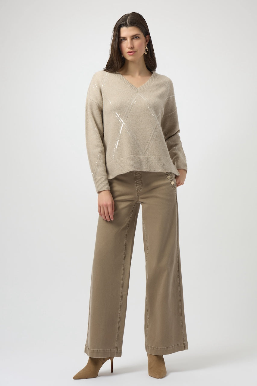 Le jean classique à jambe large Joseph Ribkoff | Hots | 254919